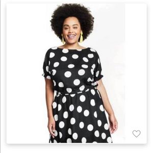 Tabitha Brown polka dot top